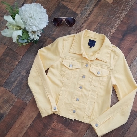 Just USA Jackets & Blazers - JUST USA Scissor Cut Denim Jacket (w stretch)